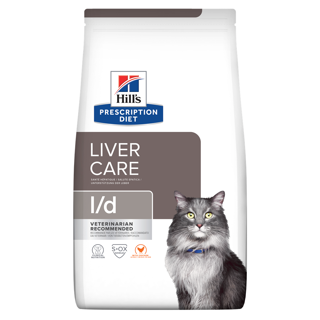 l/d | Hill's Prescription Diet ליוור קייר לחתול, 1.5 ק"ג (עם עוף) – Hill's