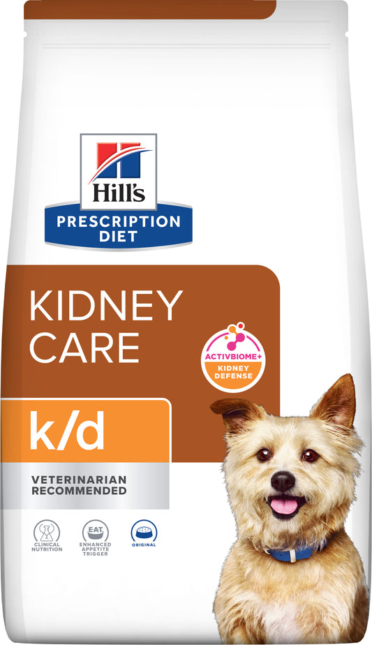 k/d | Hill's Prescription Diet קידני קייר לכלב, 4 ק"ג – Hill's