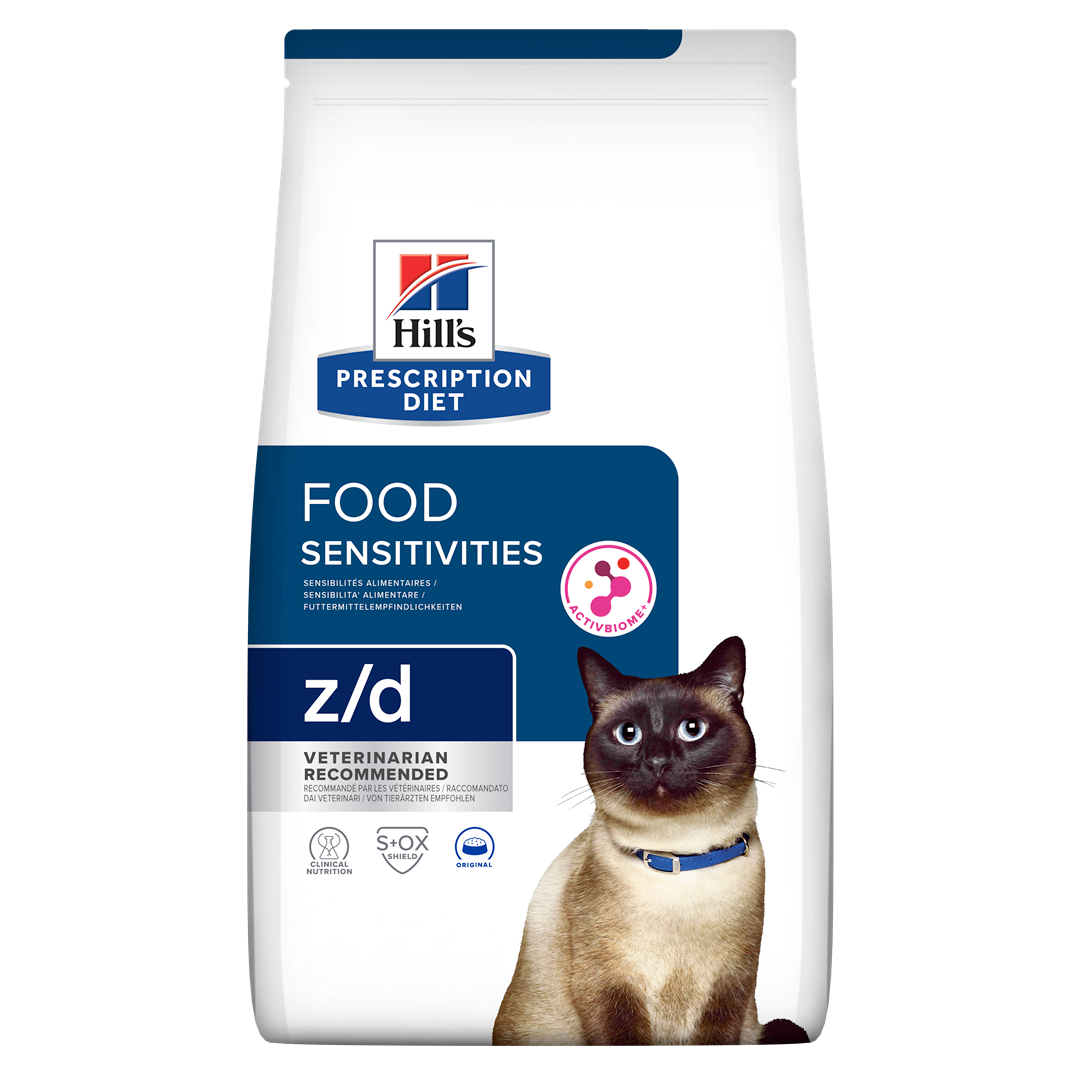z/d | Hill's Prescription Diet רגישות למזון לחתול, 6 ק"ג – Hill's