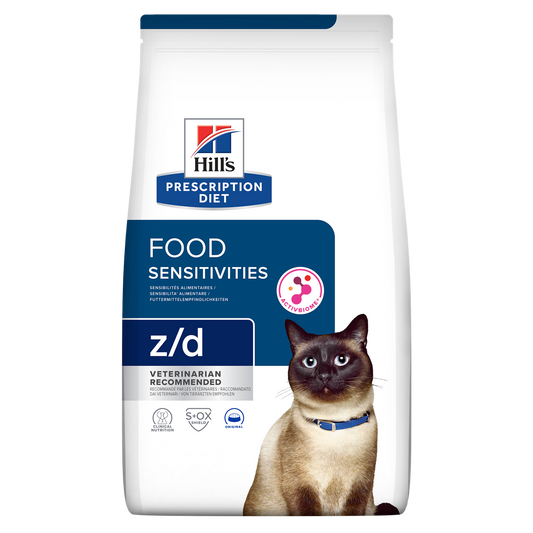 z/d | Hill's Prescription Diet רגישות למזון לחתול, 6 ק"ג – Hill's