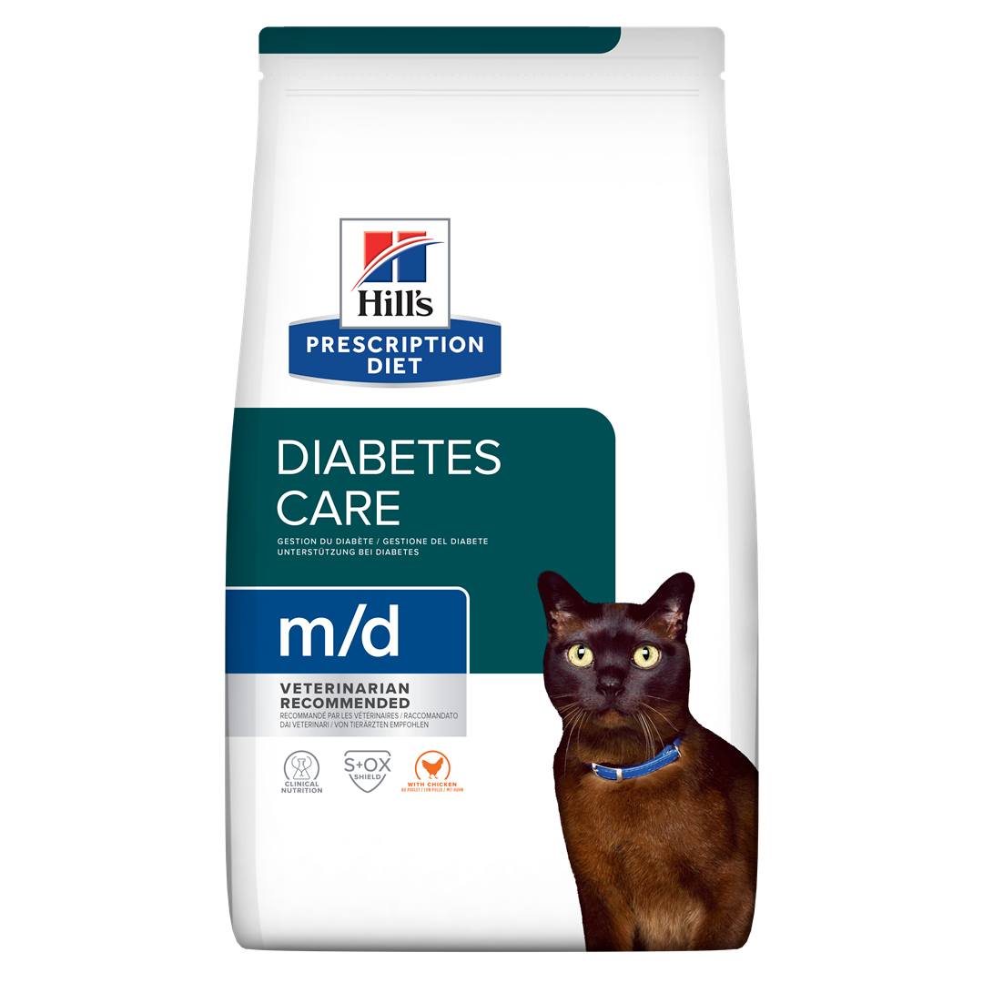 m/d | Hill's Prescription Diet דיאביטיס קייר לחתול, 3 ק"ג (עם עוף) – Hill's