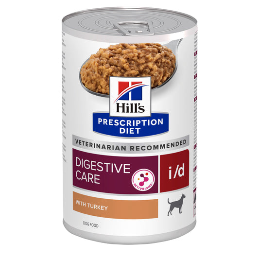 שימורי i/d | Hill's Prescription Diet דייג'סטיב קייר לכלב בוגר, 360 גרם – Hill's