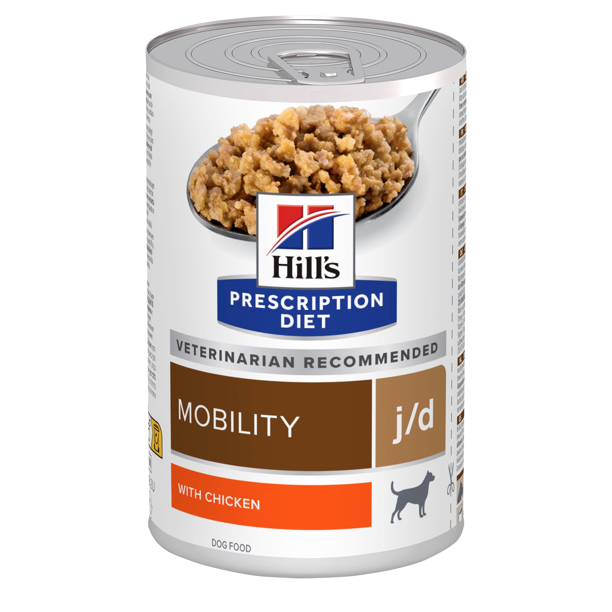 שימורי j/d | Hill's Prescription Diet מוביליטי לכלב, 370 גר' (עם עוף) – Hill's